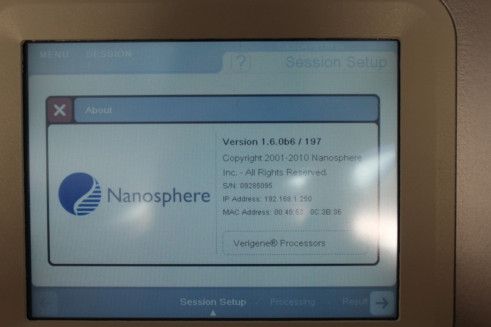 Nanosphere, Luminex Verigene, Reader with (2) Processor SP Analyzer